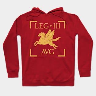 Legio III Augusta Pegasus Emblem Roman Legion Hoodie